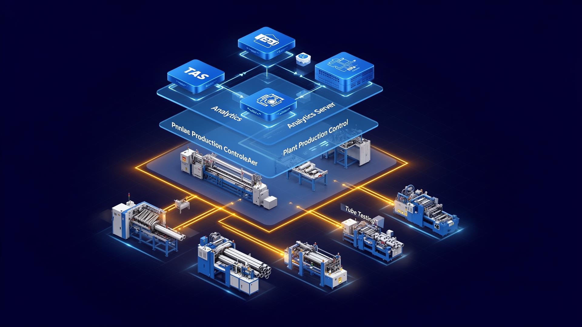 System architecture: ERP integration with plant-level PPC and analytics