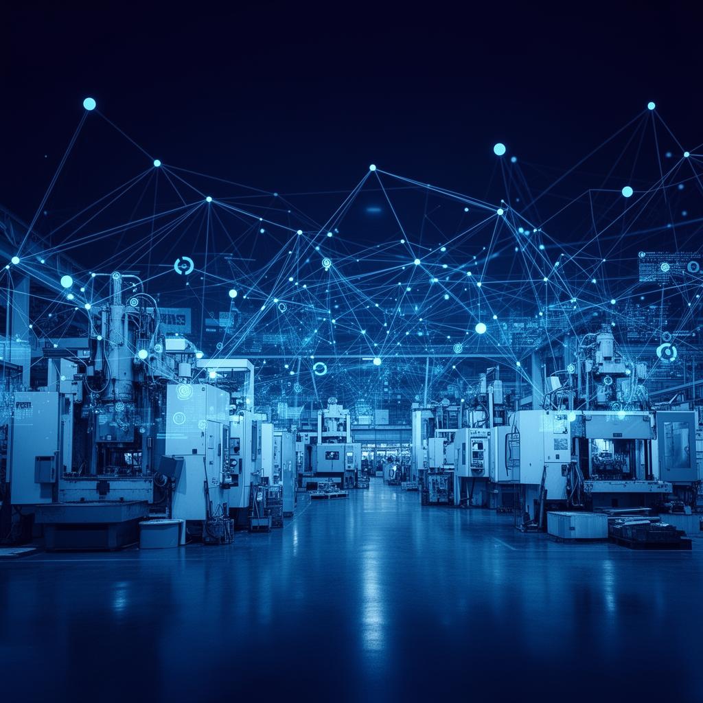 Connected machines on the shop floor