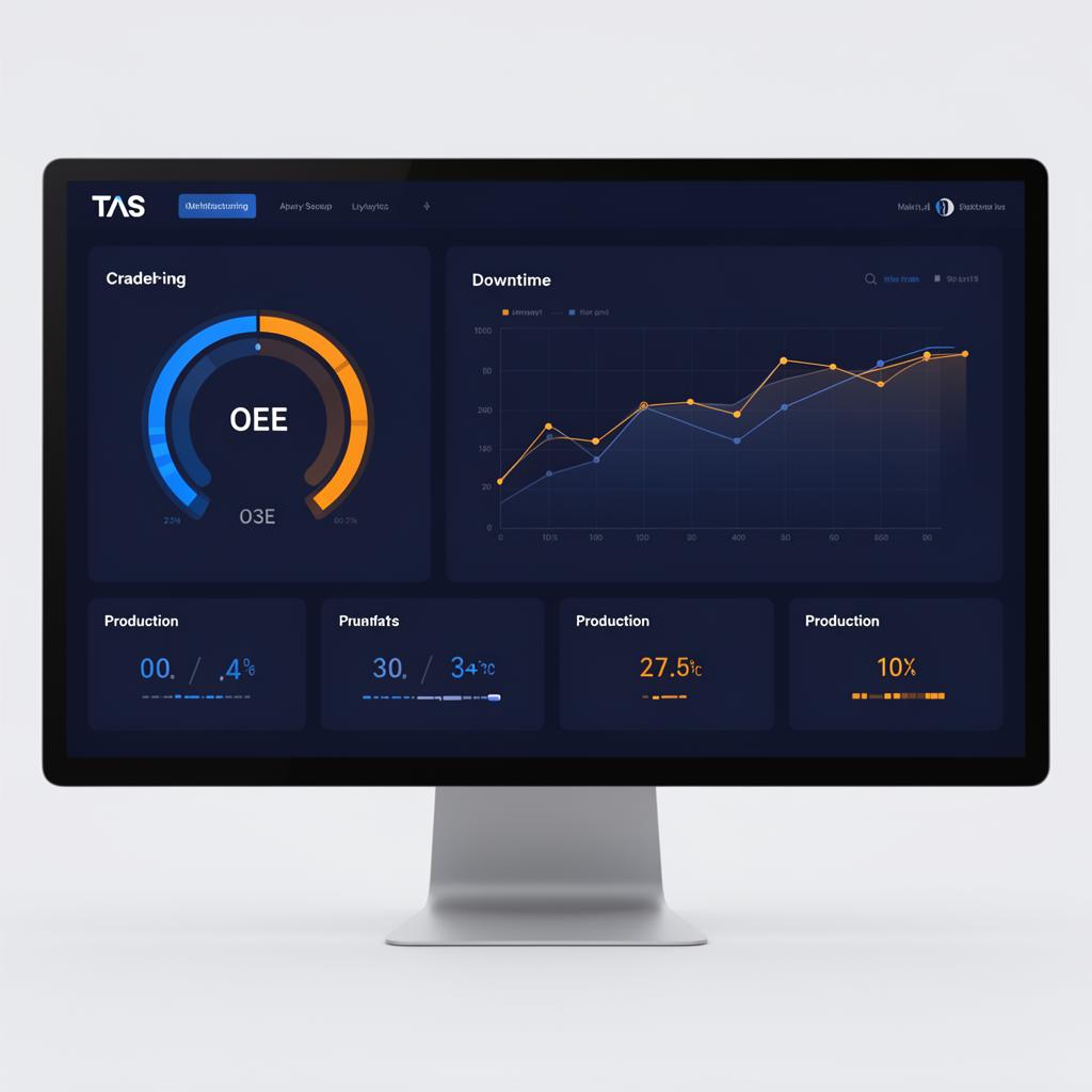 OEE and downtime analytics dashboard
