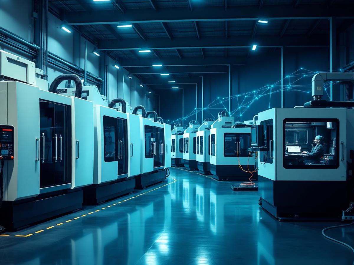 Connected machines on the shop floor